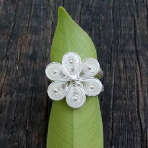 巴拉圭 | 银花丝戒指